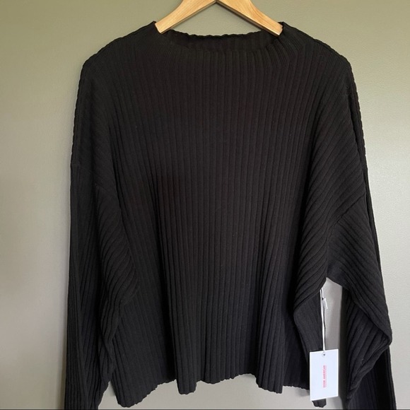 NWT Good American The Go To Boxy Sweater Black 4XL - Picture 5 of 16